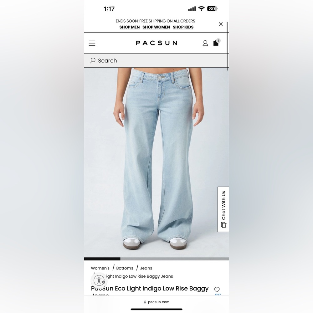 low rise pacsun jeans